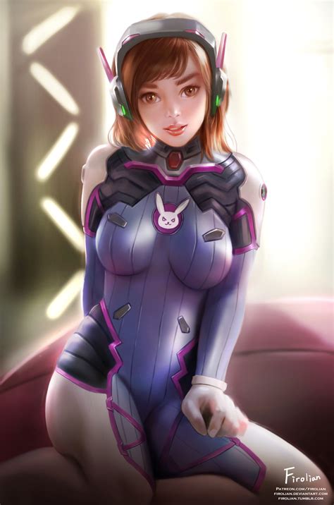 Firolian Dva Overwatch Overwatch Overwatch 1 Highres 1girl