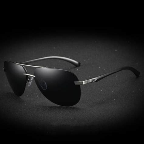 aluminum hd polarized sunglasses men pilot sun glasses driving outdoor eyewear ebay