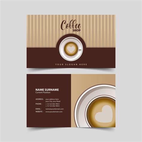 Check out our coffee credit cards selection for the very best in unique or custom, handmade pieces from our shops. Coffee shop business card vector 01 - Vector Business, Vector Card, Vector Food free download