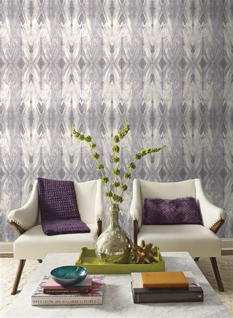 Atmospheric Wallpaper In Green Design By Carey Lind For York Wallcover