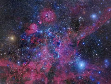 Incredible Composition Of The Vela Supernova Remnant By Robert Gendler