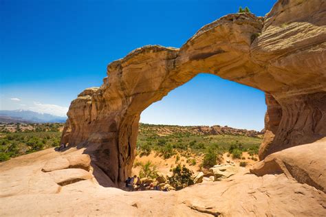 Broken Arch And Sand Dune Arch Trail At Arches National Park