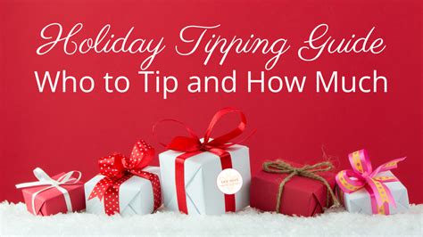 Holiday Tipping Guide Who To Tip And How Much Hive