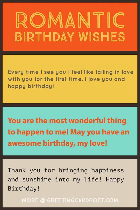 Check Out All Of These Great Romantic Birthday Wishes Greetings And