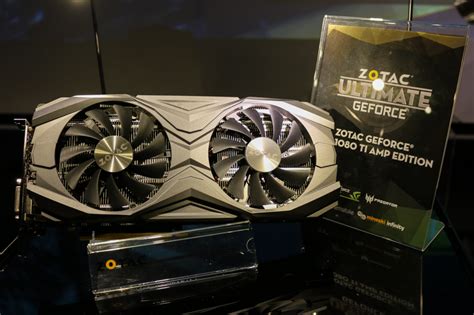 Zotac Geforce Gtx 1080 Ti Amp Edition And Amp Extreme Edition Debuts In