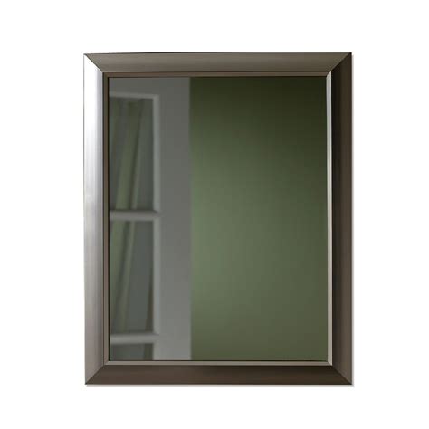 More buying choices $138.11 (6 new offers) jensen s568n244sssnpx satin nickel frame bevel mirror medicine cabinet, 15 x 25 $359.56 $ 359. Shop Broan 15-in x 19-in Brushed Nickel Metal Surface ...