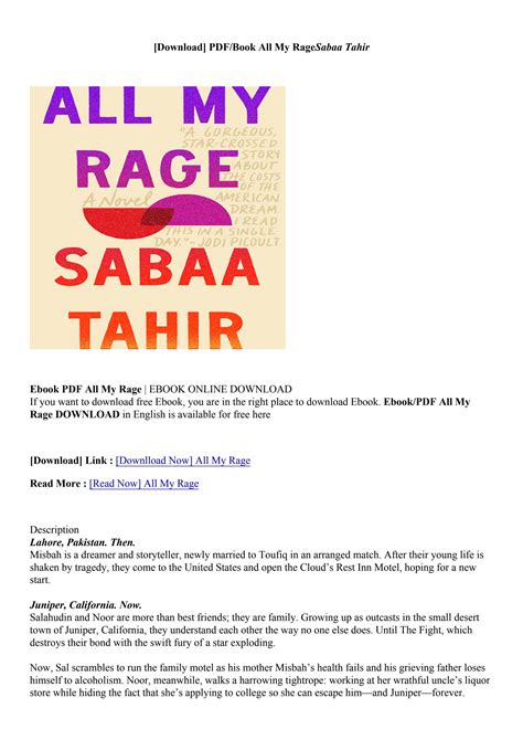 [pdf] all my rage sabaa tahir by supatsupat issuu