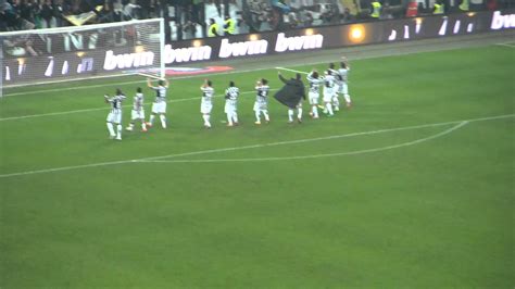 Goal kick for torino fc at allianz stadium. DERBY JUVENTUS VS TORINO FC FINE PARTITA - YouTube