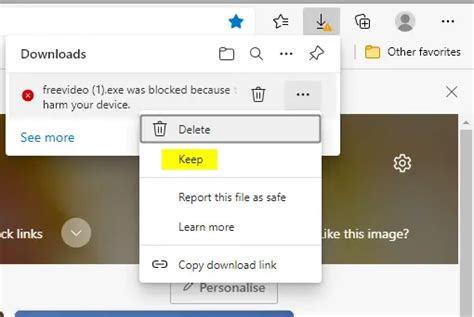 Microsoft Edge Prevent Download Of Unsafe Files Smartscreen Filter