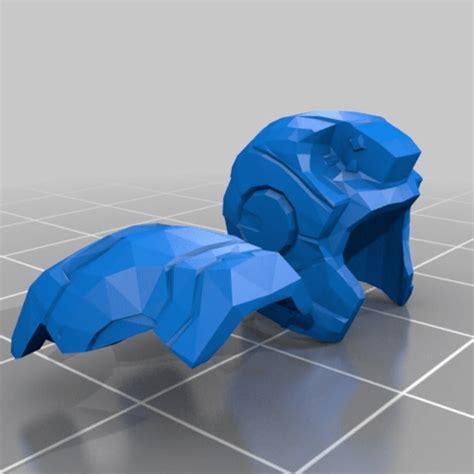 Download Free Stl File Lego Iron Man Helmet Remix 3d Printer Object