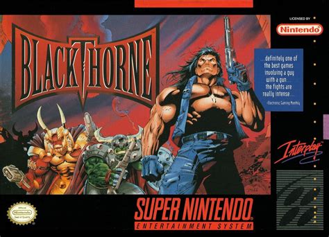 Blackthorne 1994 Snes Box Cover Art Mobygames