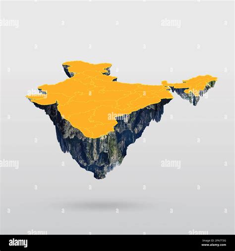 Mapa Político De La India Fotos E Imágenes De Stock Alamy