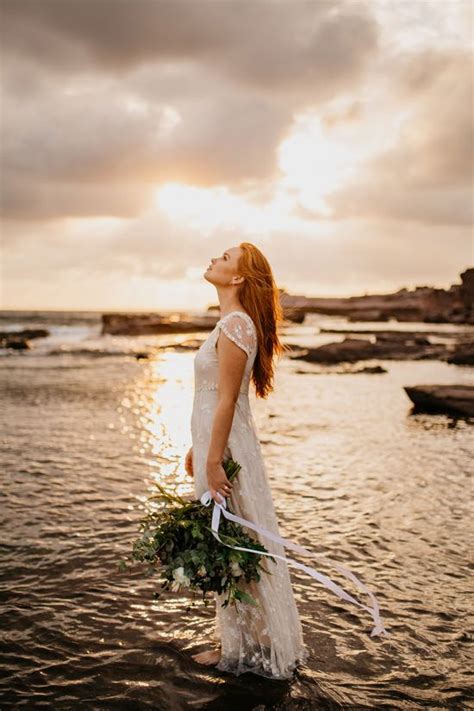Windswept Beach Bride Inspiration Photo By Alana Taylor