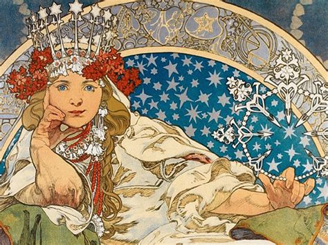 Alphonse Mucha Inspirations Of Art Nouveau National Czech And Slovak