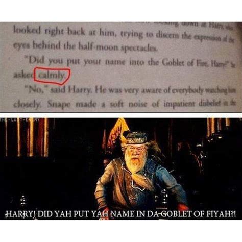 Harry Did Ya Put Ya Name In Dah Goblet Of Fiyah Dumbledore Said