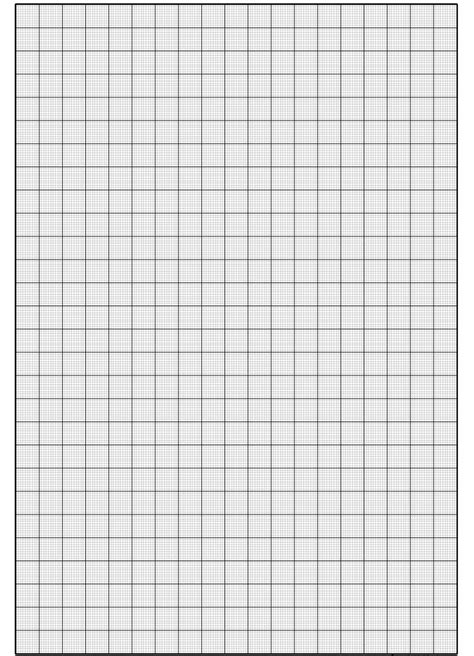 Printable Graph Paper Pdf Template A4 And Large