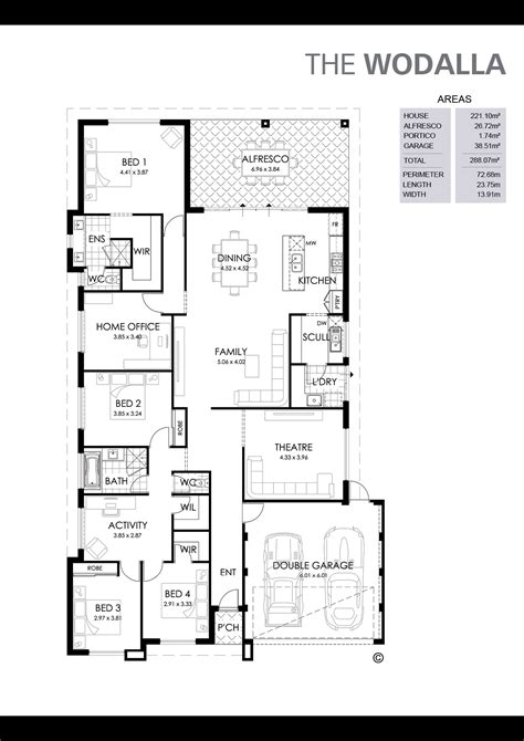 The Wodalla Home Design Perth Home Builders Shelford Quality Homes
