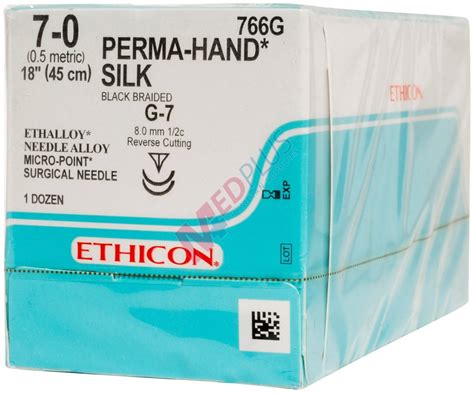 Ethicon Perma Hand Silk Suture Micropoint Reverse Cutting Med Plus