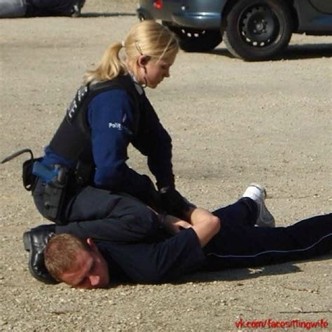 Swedish Policewoman Makes An Easy Arrest Not Too Tight For You Is It