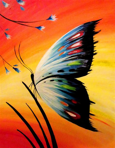Butterfly Blue At The Royal Oak Barrhaven Paint Nite Events