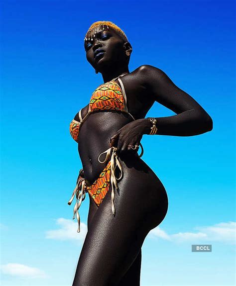 Sudanese Model Nyakim Gatwech Dubbed As ‘queen Of The Dark Becomes The Next Instagram Sensation