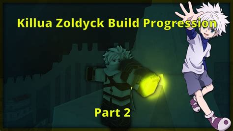 Killua Zoldyck Build Progression Part Deepwoken Youtube