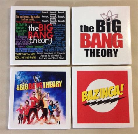 Big Bang Theory Coasters Set Of 4 Tile T