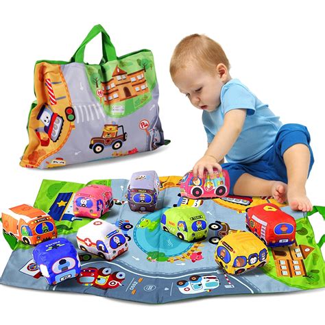 9 Pcs Soft Car Toys For 1 Year Old Boy And Girlfirst One Year Old Boy