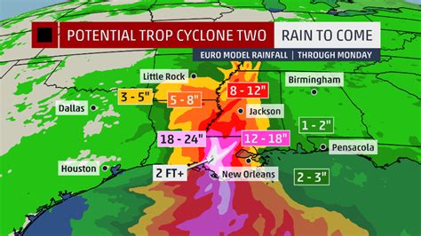 Potential Tropical Cyclone Two Hurricane Louisiana Has Declared A