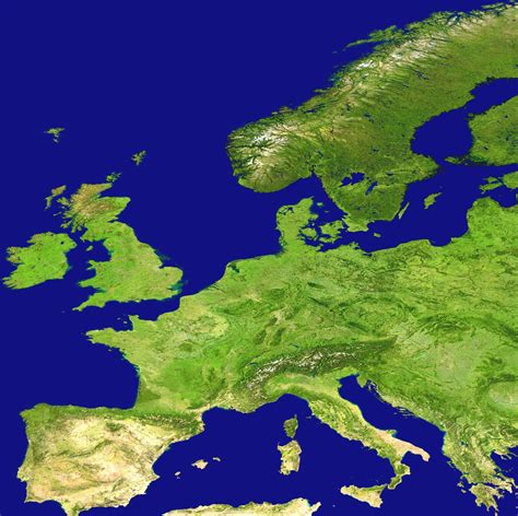 Europe - Satellite Image