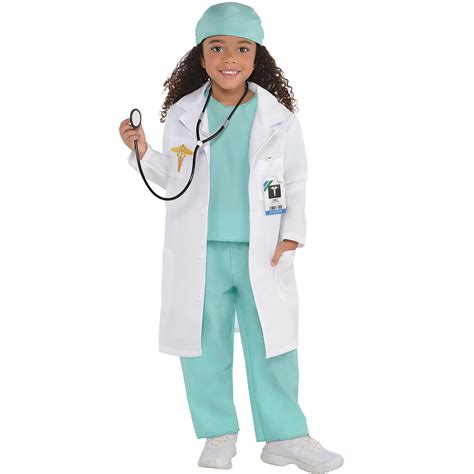 Doctor Halloween Costume For Toddler Girls Medium With Accessories