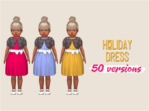 Womens Holiday Dress Simsworkshop
