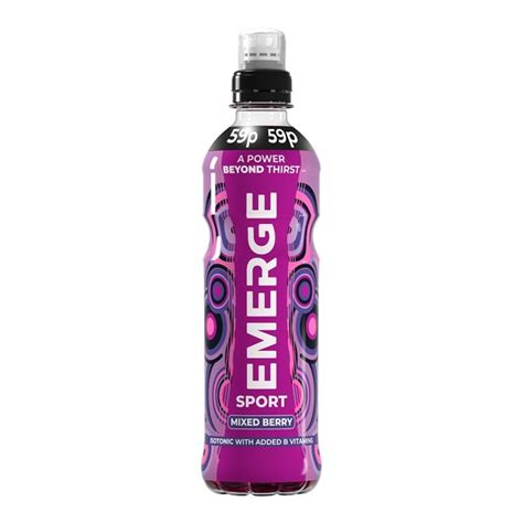 Emerge Sports Drinks Mixed Berry 500ml 65p 12 Pack