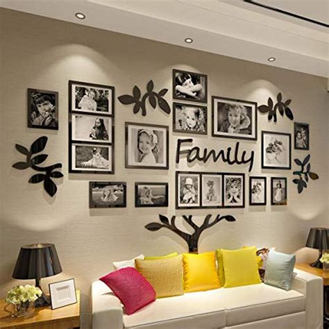 CrazyDeal Family Tree Picture Frame Collage 3D DIY Stickers Wall Art ...