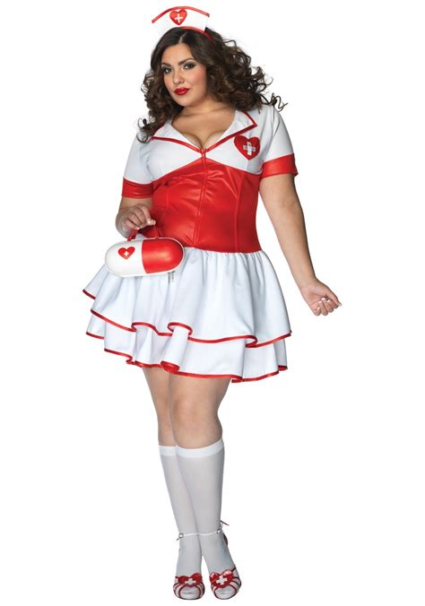Plus Naughty Nurse Costume With Images Plus Size Costume Naughty
