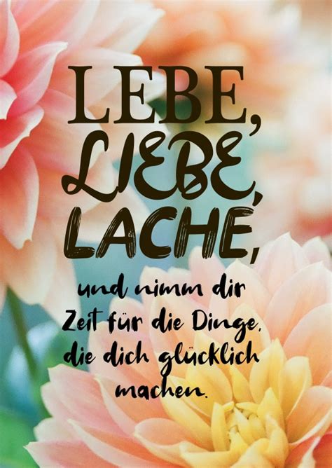 Lebe Liebe Lache Weisheiten Sprüche And Zitate 💬💡🤔 Echte Postkarten