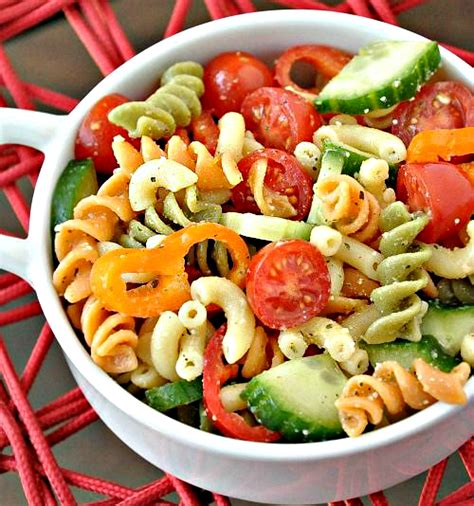 No one wants to eat an fortunately, it's possible to make a pasta salad that's worth eating, but first you have to recognize. Tri-Colored Pasta Salad