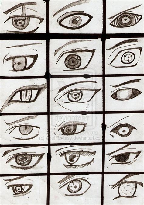 Naruto Eyes Drawing Easy Anime Wallpaper