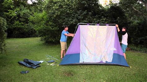American Camper 2 Room Tent Setup Youtube
