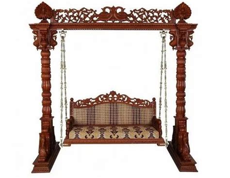 Indian Wooden Swing Jhula 2 Seater Size 7by3 At Rs 80000piece In