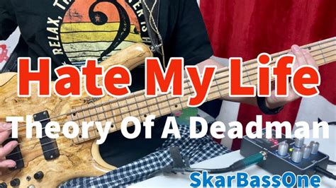 216 theory of a deadman hate my life bass cover with marleaux tiuz youtube