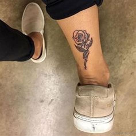 These designs are not newest trend they have been around us for a very long time and females have been inking ankle tattoos for a very. 41Good Looking Rose Tattoos For Ankle