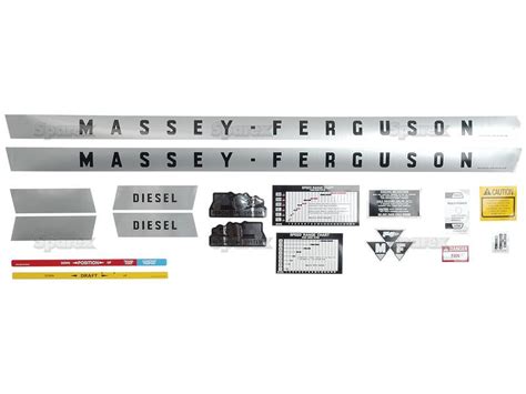 Massey Ferguson Mf 135 Us Tractor Complete Vinyl Decal Set