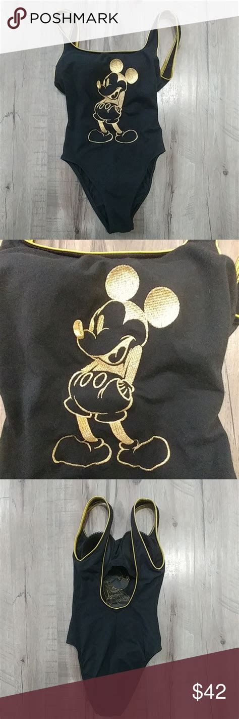Vintage Mickey Mouse Disney Bathing Suit Body Suit Disney Bathing