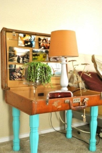39 Creative Ways Of Reusing Vintage Suitcases For Home Decor