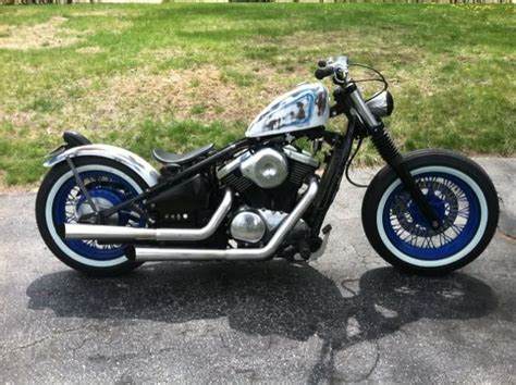 This is a very sweet vulcan 1500 bobber, in flat black with some wicked whitewall tires. 99 Vulcan 800A Bobber project (With images) | Bobber ...