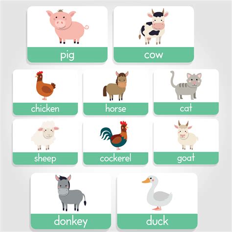 Flash cards are a great way for babies and children to learn about various things of the world. Farm Animal Flashcards | Transport Flashcards For Baby ...