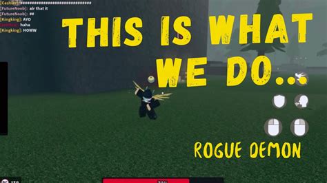 This Is What We Do A Rogue Demon Video Rogue Demon Roblox Youtube