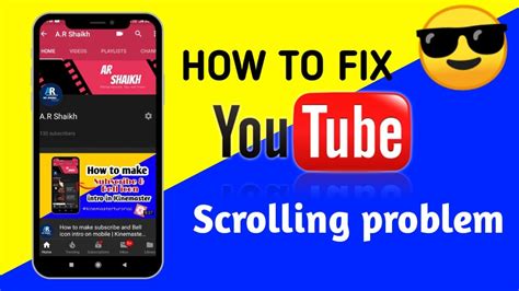 How To Fix Youtube Scrolling Problemissue Youtube Auto Scroll
