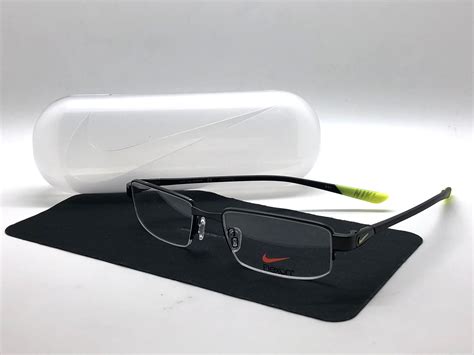 Nike Authentic Nike Semi Rimless Eyeglasses 4275 003 Black Frames 51mm